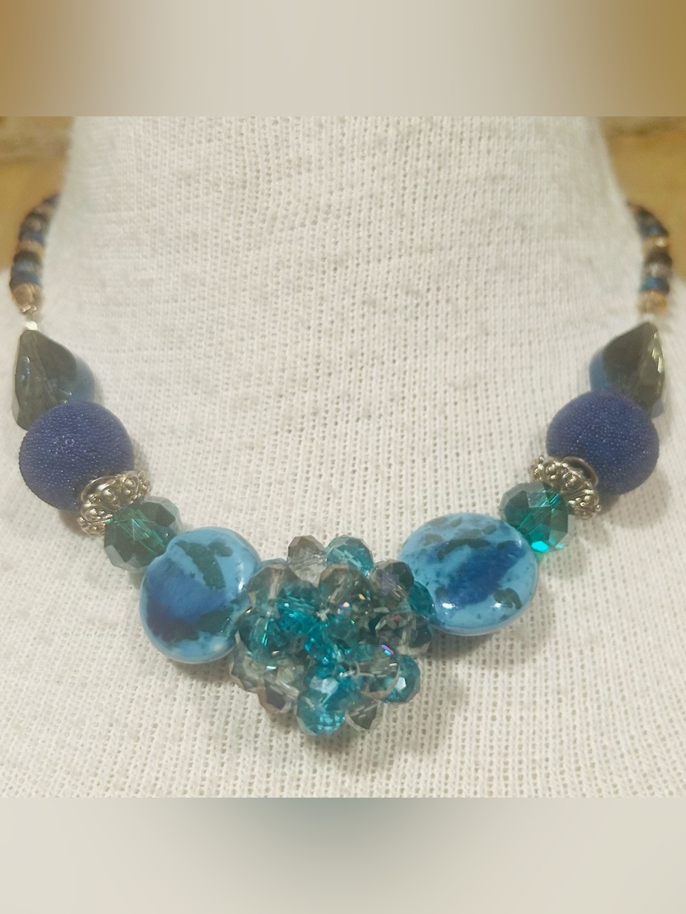 Hand-Made Beaded Necklace